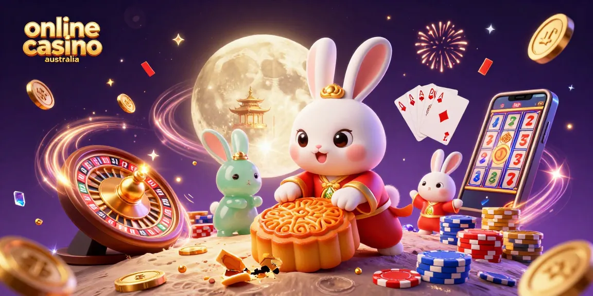 Experience thrilling moments at an online casino Australia with a magical 3D scene of winning.